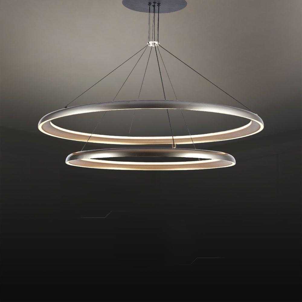 V-tac 65W LED pakabinamas šviestuvas, šampano sp., 3000K