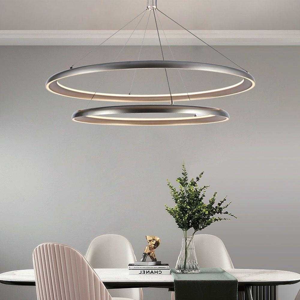 V-tac 65W LED pakabinamas šviestuvas, šampano sp., 3000K