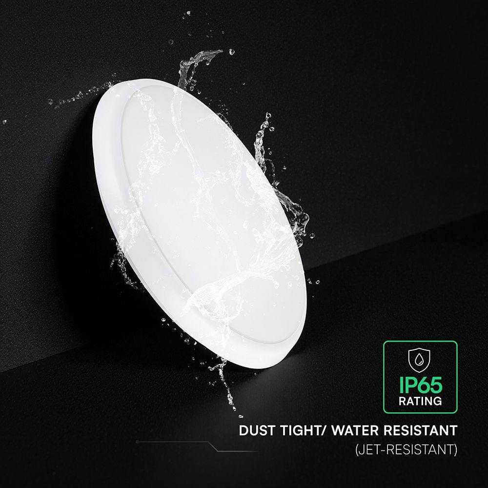 Lubinis šviestuvas 20/25/30/35/40W LED paviršinis šviestuvas, baltas, 2700K–6500K, su mikrobangų judesio davikliu, CREE LED chip