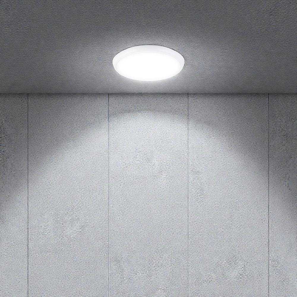 Lubinis šviestuvas 20/25/30/35/40W LED paviršinis šviestuvas, baltas, 2700K–6500K, su mikrobangų judesio davikliu, CREE LED chip