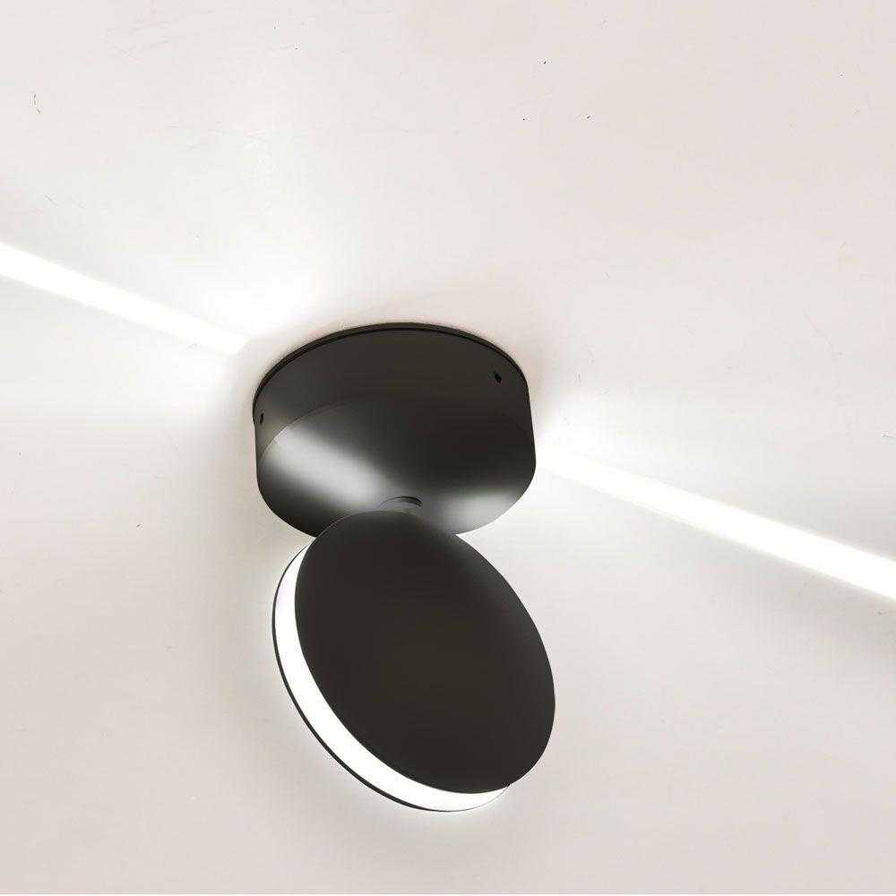 6W LED paviršinis fasado šviestuvas, juodas, 4000K, IP65