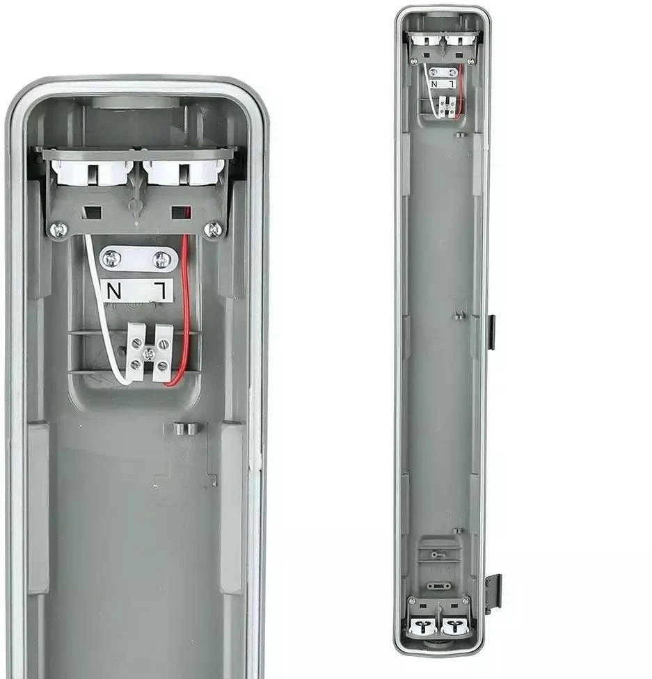 Lubinis šviestuvas 2x22W LED šviestuvas V-TAC 150cm, atsparus vandeniui, 4000K (natūraliai balta)