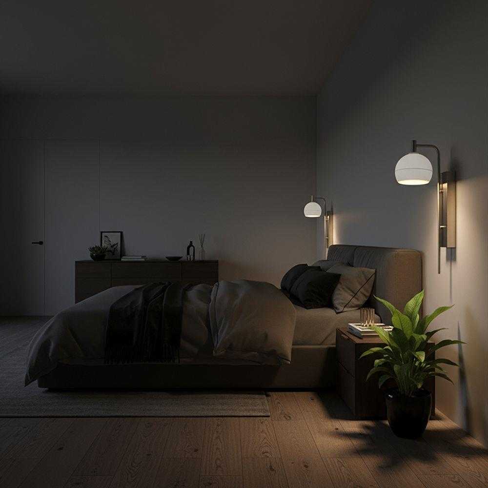 10W LED sieninis šviestuvas, nikelio/baltos sp., 3000K