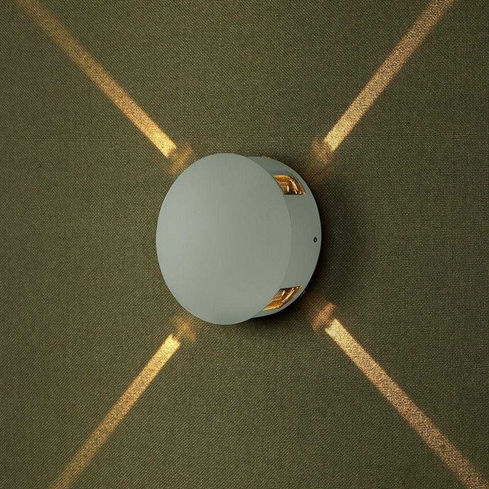 V-tac 4W LED sieninis šviestuvas, baltas, 4000K, IP65