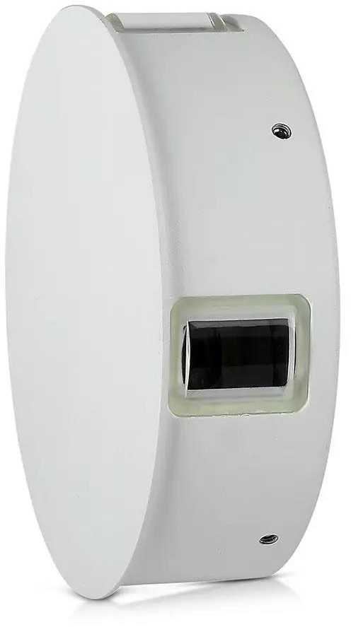 V-tac 4W LED sieninis šviestuvas, apvalus, baltas, IP65, 3000K