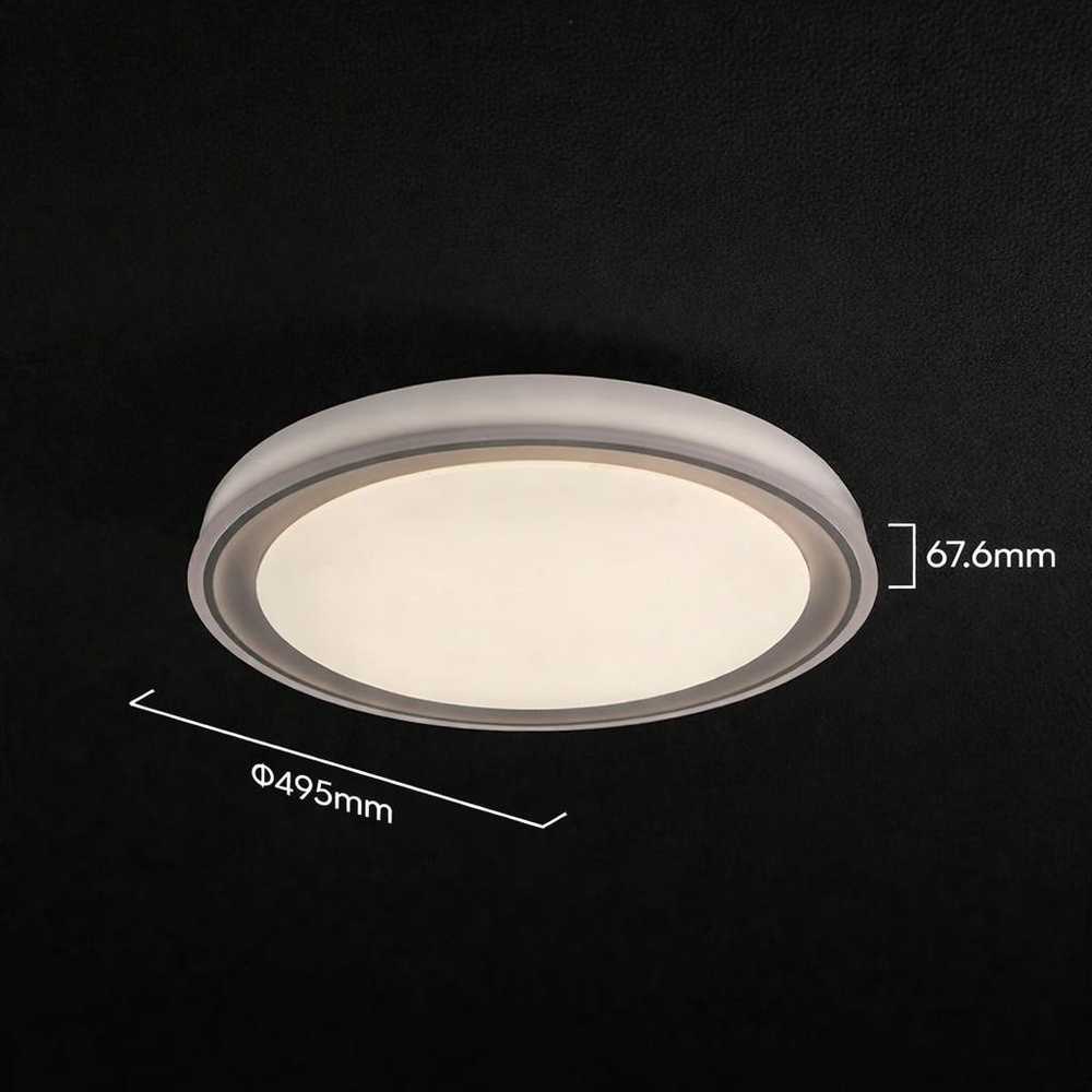 Lubinis šviestuvas 30/60W LED paviršinis šviestuvas, rudos sp., 3000-6500K, dimeriuojamas
