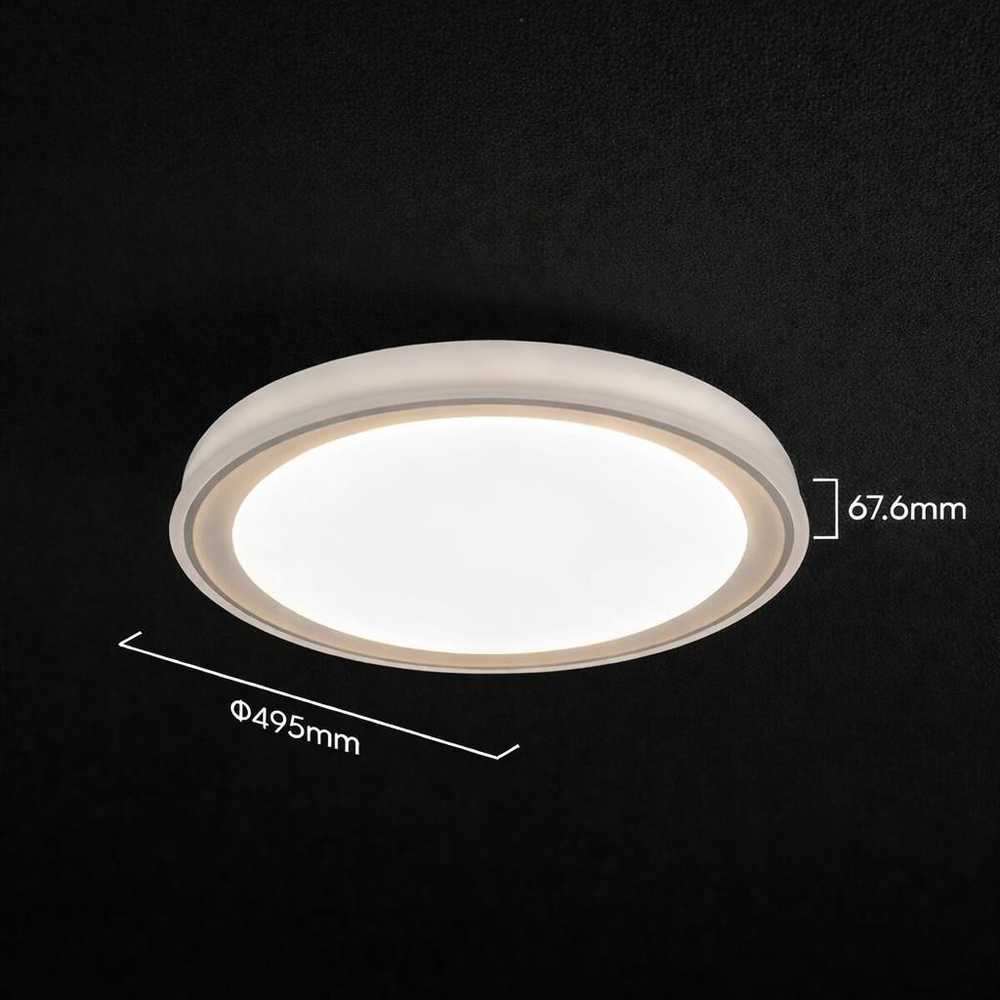 Lubinis šviestuvas 30/60W LED paviršinis šviestuvas, aukso sp., 3000-6500K, dimeriuojamas