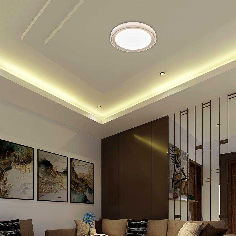 Lubinis šviestuvas 30/60W LED paviršinis šviestuvas, aukso sp., 3000-6500K, dimeriuojamas