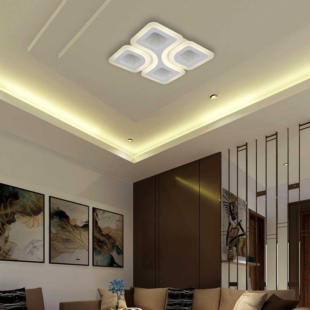70W LED lubinis šviestuvas, baltas, 3000-6500K, dimeriuojamas