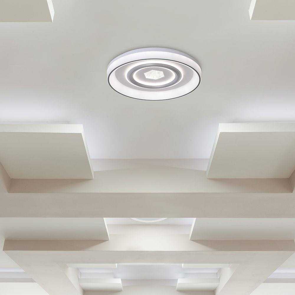 Lubinis šviestuvas 55W LED paviršinis šviestuvas, baltos sp., 3000/4500/6500K, dimeriuojamas