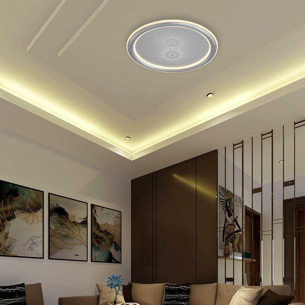 50W LED lubinis šviestuvas, pilkas, 3000-6500K, dimeriuojamas