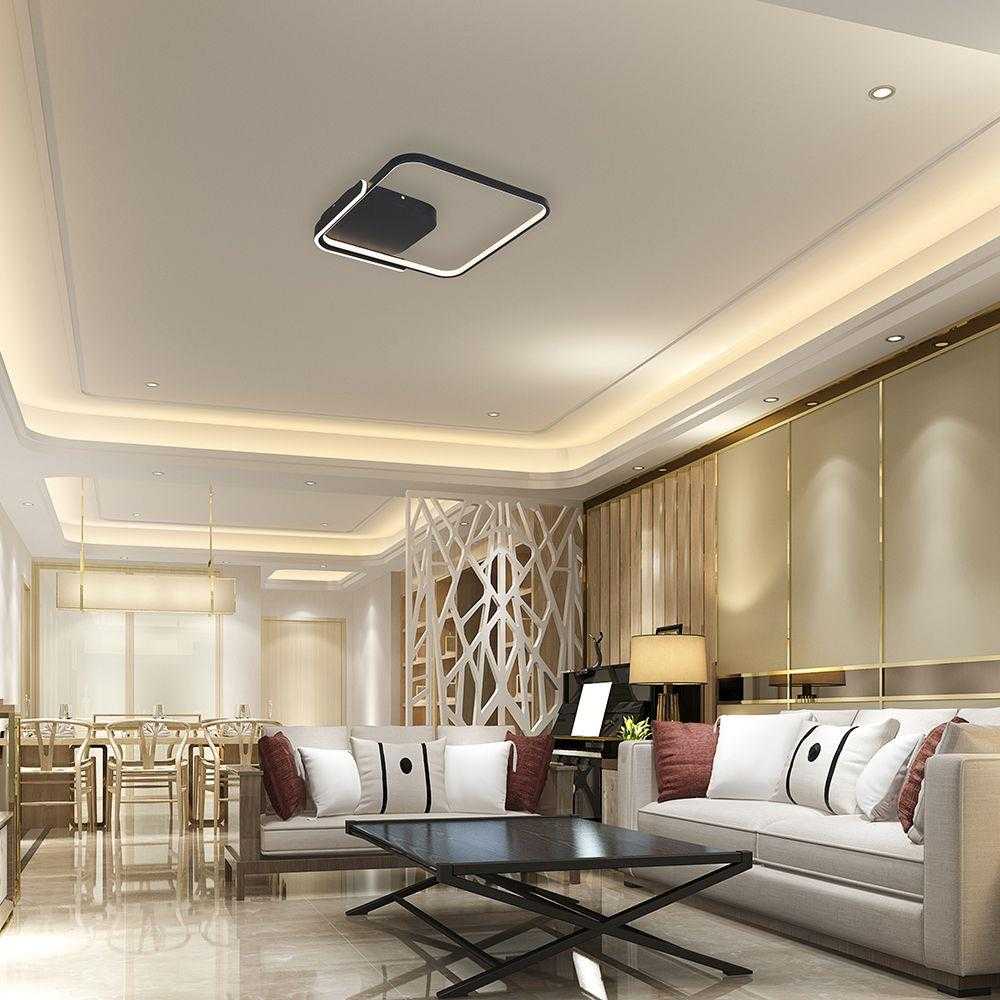 70W LED lubinis šviestuvas, juodas, 3000-6500K, dimeriuojamas