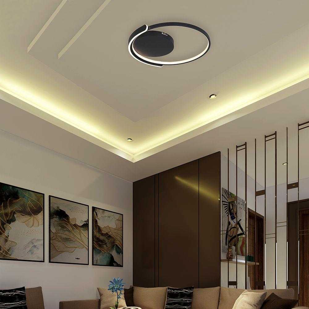 70W LED lubinis šviestuvas, juodas, 3000-6500K, dimeriuojamas