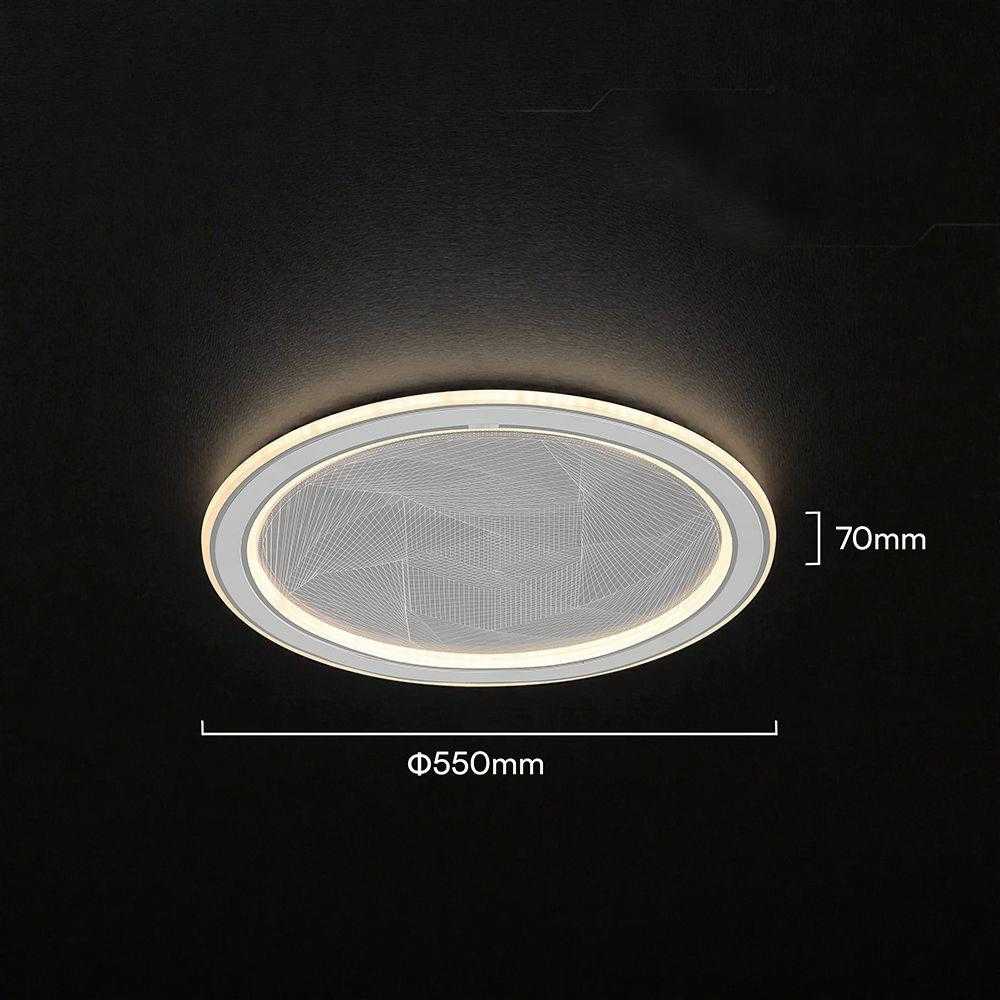 50W LED lubinis šviestuvas, pilkas, 3000-6500K, dimeriuojamas