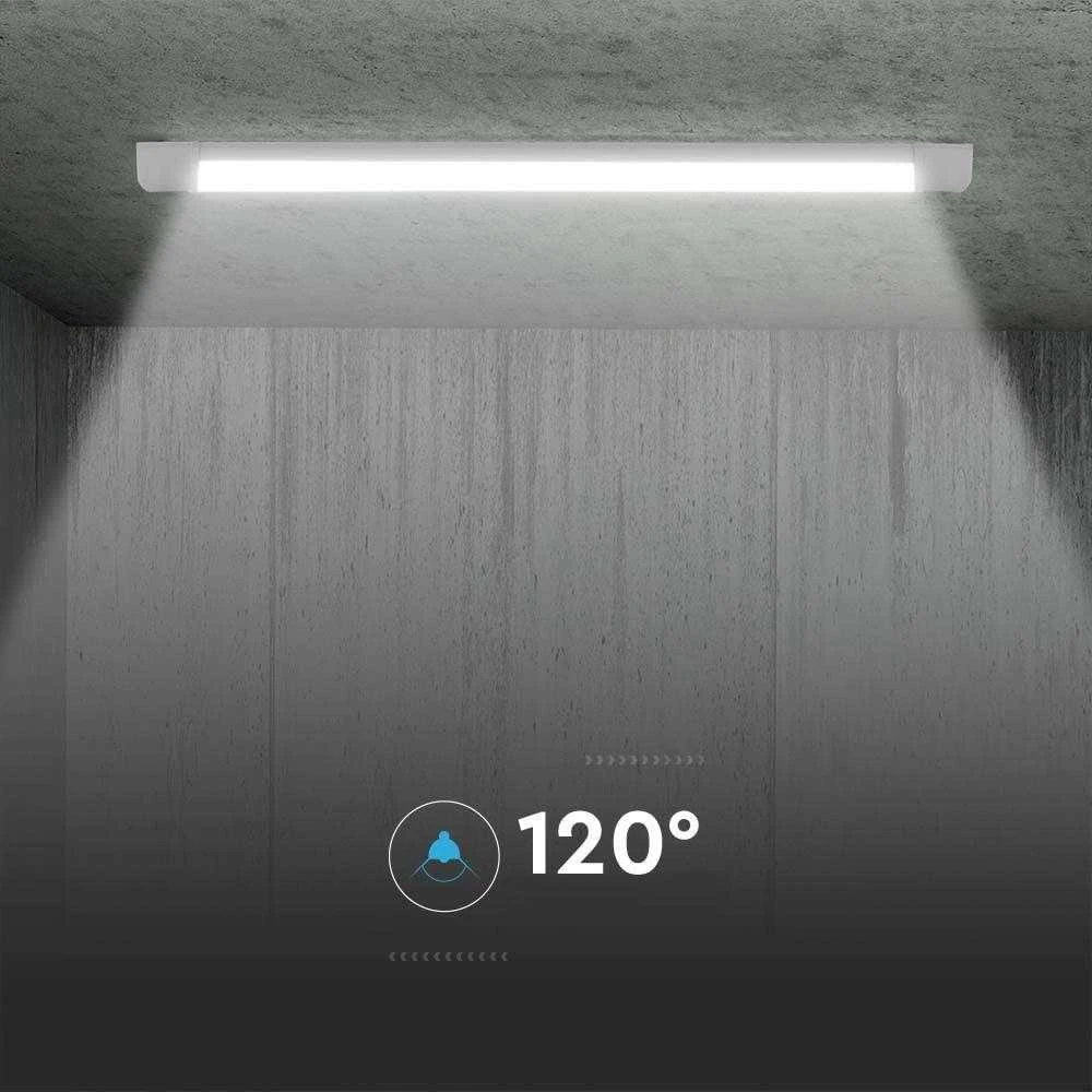 Lubinis šviestuvas V-tac 10W LED linijinis šviestuvas, 30cm, baltas, 6500K, CREE LED chip