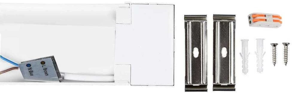 Lubinis šviestuvas V-tac 40W LED linijinis šviestuvas, 120cm, baltas, 4000K, CREE LED chip
