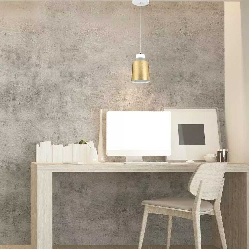 Pakabinamas šviestuvas 7W pakabinamas LED šviestuvas V-TAC, Ø120, aukso spalva, metalas / akrilas, 4000K (natūraliai balta)