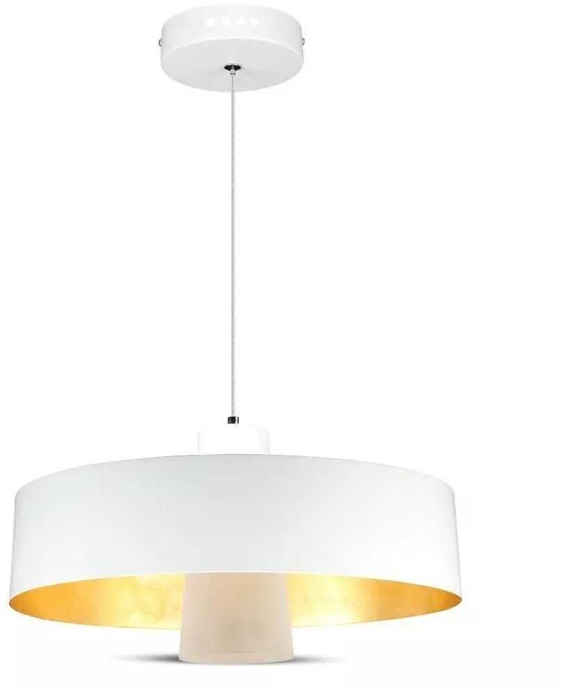 Pakabinamas šviestuvas 7W pakabinamas LED šviestuvas V-TAC, Ø340, baltas, metalas / akrilas, 4000K (natūraliai balta)