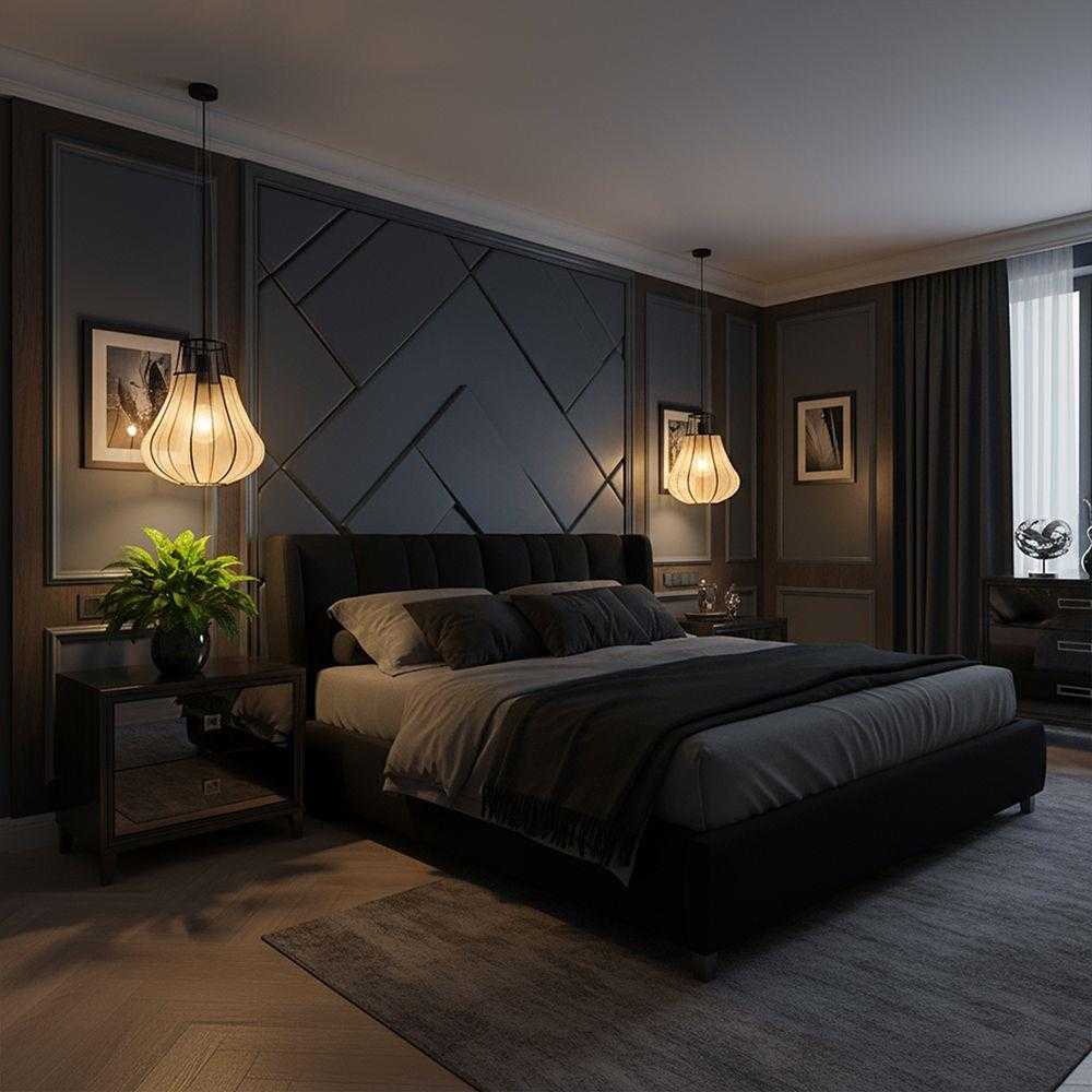 Pakabinamas šviestuvas, E27, juodos/smėlio sp., 420x500mm