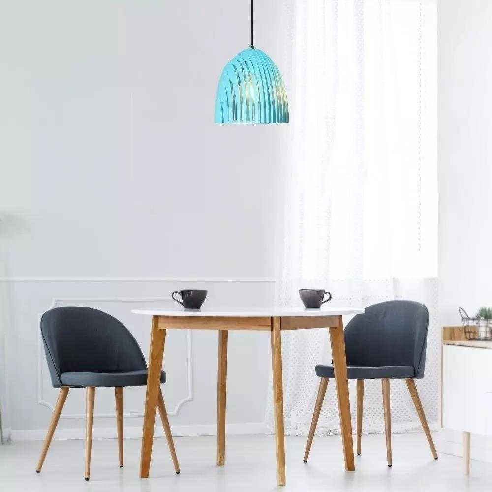 Pakabinamas šviestuvas V-TAC, E27, mėlynas, kūgio formos, D:250*270MM