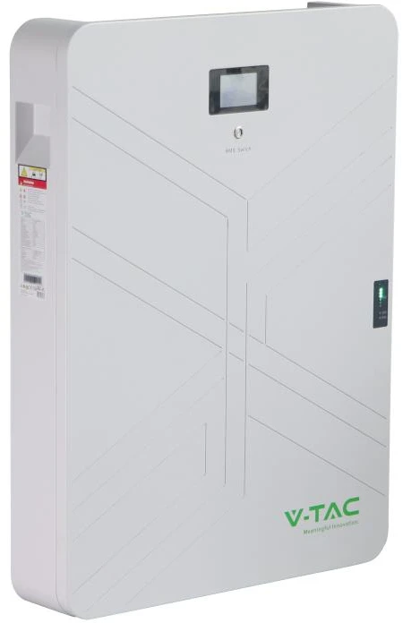 Magazyn bank energii V-TAC balta 15cm ultra slim 14.33Wh 280Ah/51.2V 140A LFP BMS VT-14033 10 lat gwarancji