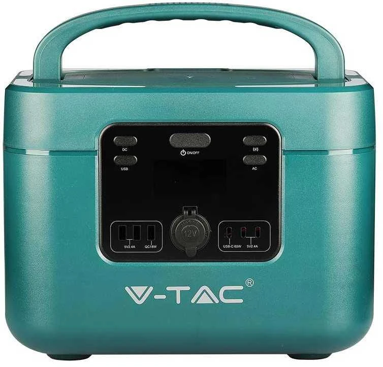 V-tac 1000W nešiojama elektros stotelė, 46,9Ah /22,4V, su apsauga nuo trumpojo jungimo, perkrovos ir perkaitimo