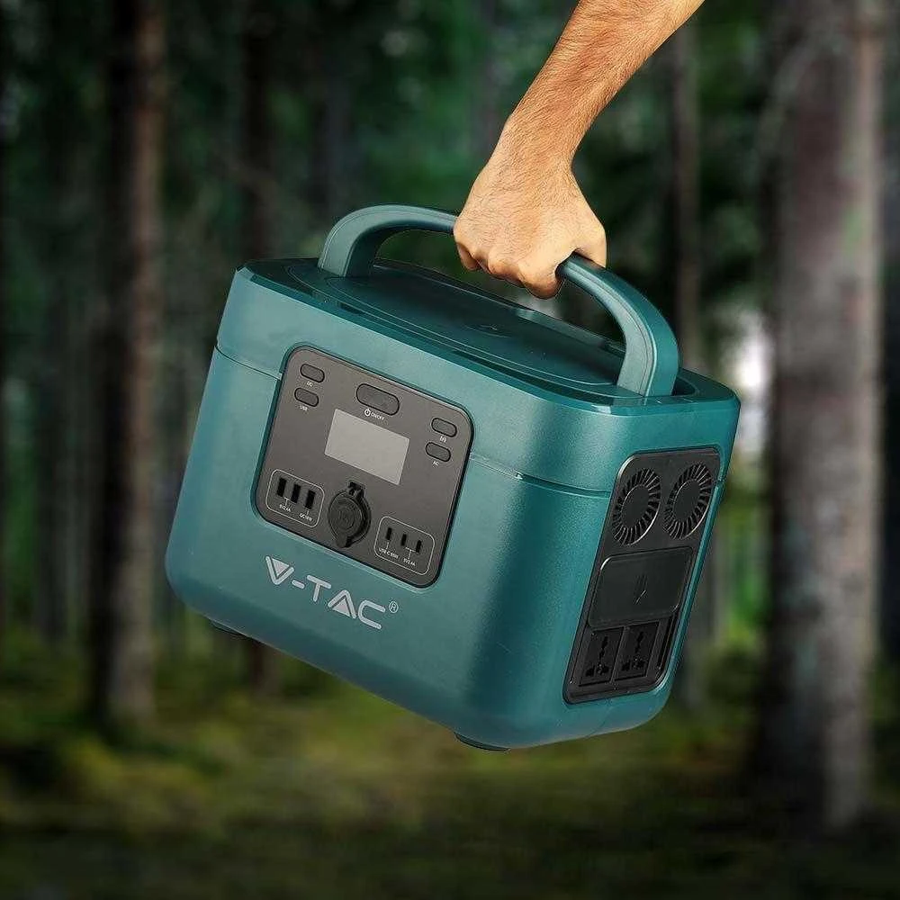 V-tac 1000W nešiojama elektros stotelė, 46,9Ah /22,4V, su apsauga nuo trumpojo jungimo, perkrovos ir perkaitimo