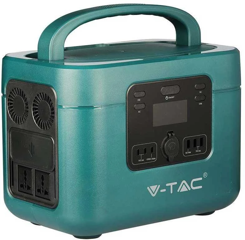 V-tac 1000W nešiojama elektros stotelė, 46,9Ah /22,4V, su apsauga nuo trumpojo jungimo, perkrovos ir perkaitimo