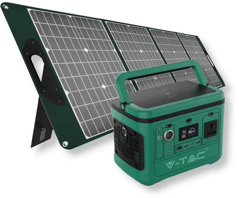 V-tac 500W nešiojama elektros stotelė, 26,2Ah / 21,6V, su apsauga nuo trumpojo jungimo, perkrovos ir perkaitimo