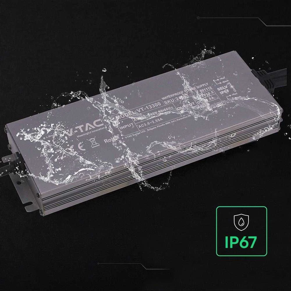 300W LED maitinimo šaltinis, 12V, 25A, IP67