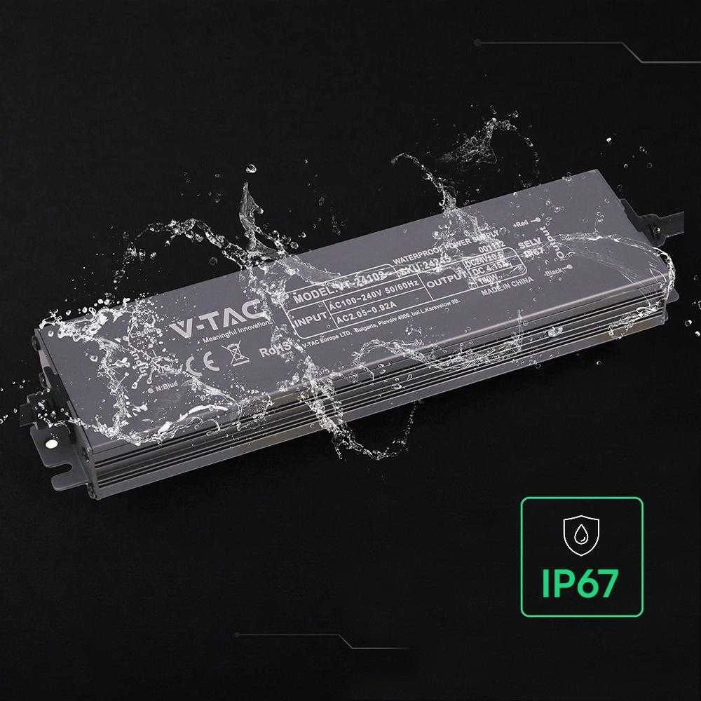 100W LED maitinimo šaltinis, 24V, 4.15A, IP67