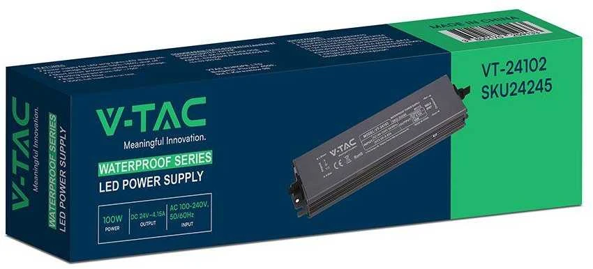 100W LED maitinimo šaltinis, 24V, 4.15A, IP67