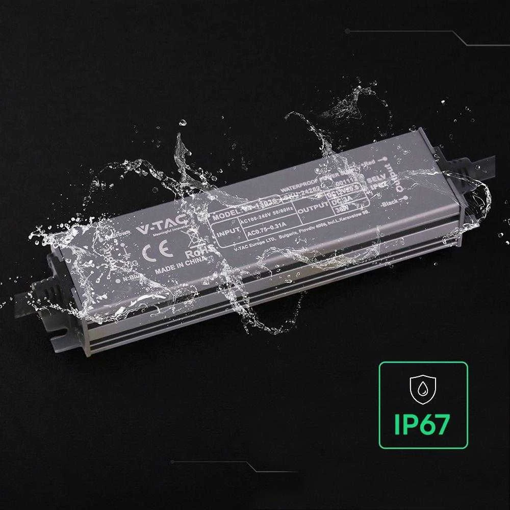 36W LED maitinimo šaltinis, 12V, 3A, IP67