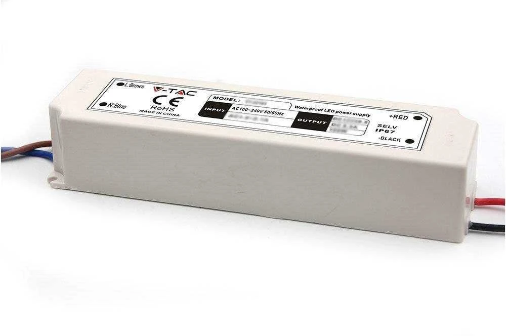 150W Maitinimo šaltinis V-TAC, 12V, 12.5A, plastikiniu korpusu, IP67