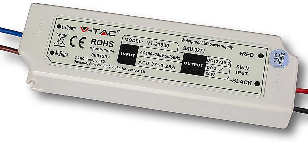 3W maitinimo šaltinis V-TAC, 12V