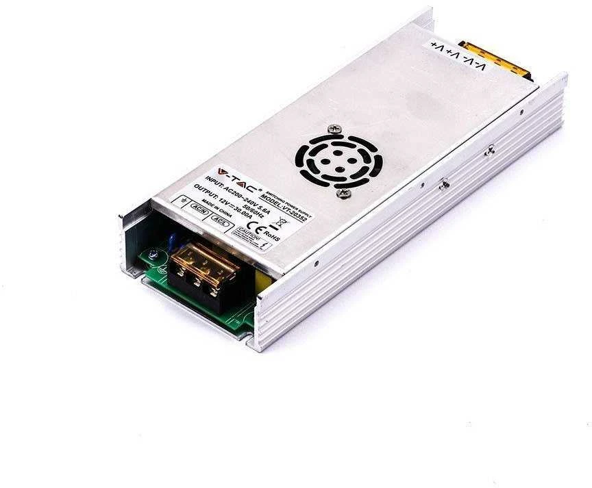 350W maitinimo šaltinis, 12V, V-TAC, IP20, 30A