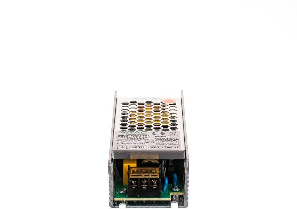60W Maitinimo šaltinis 24V V-TAC, IP20, 2.5A