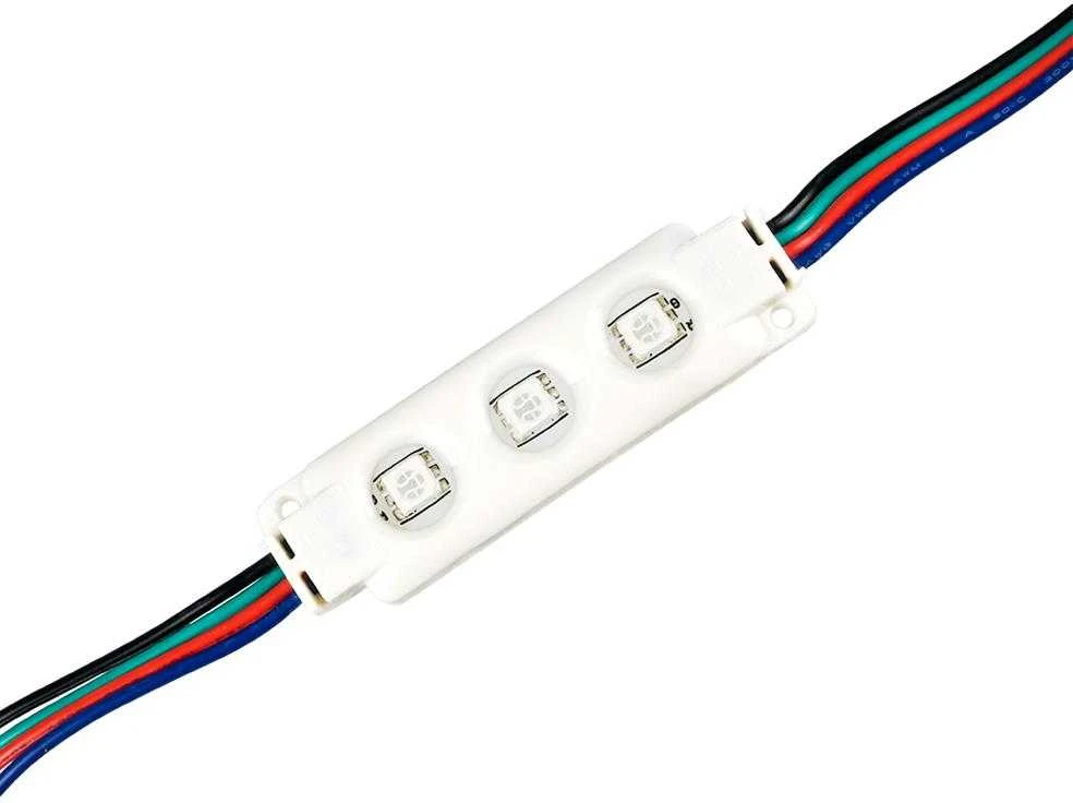 V-tac LED Modulis 3SMD, IP66, SMD5050, RGB