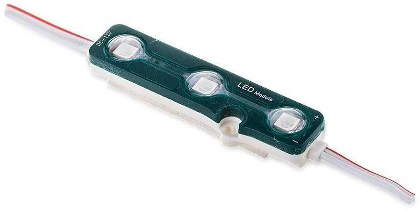 V-tac LED Modulis 3SMD, IP67, SMD5050, žalia šviesos spalva