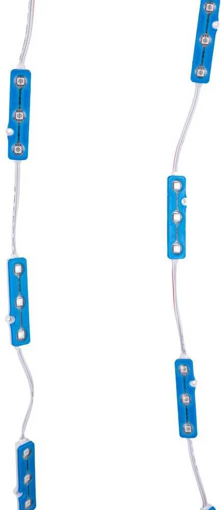 V-tac LED Modulis 3SMD, IP67, SMD5050, mėlyna šviesos spalva