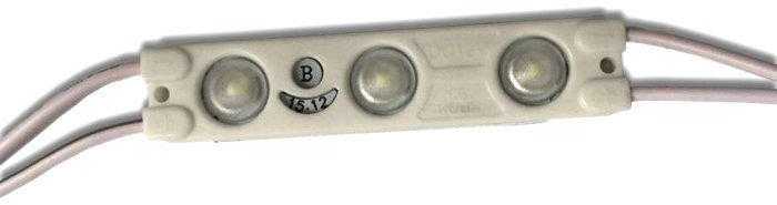 V-tac LED Modulis 3SMD, IP67, SMD2835, raudona šviesos spalva