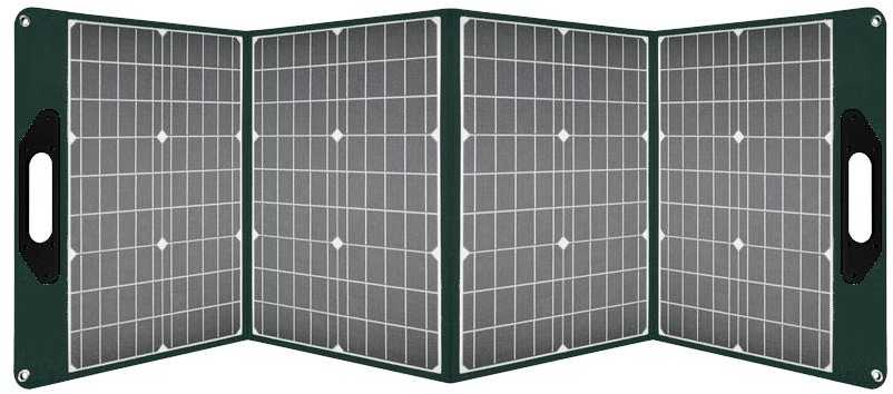 2x120W sulankstoma saulės panelė