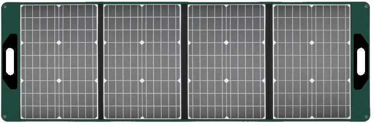 2x120W sulankstoma saulės panelė