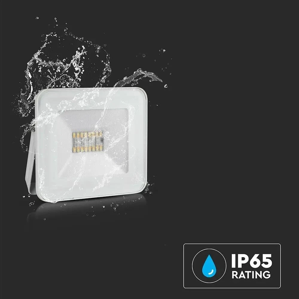 20W LED bluetooth prožektorius V-TAC, baltas, keičia spalvas RGB+3000K/4000K/6400K