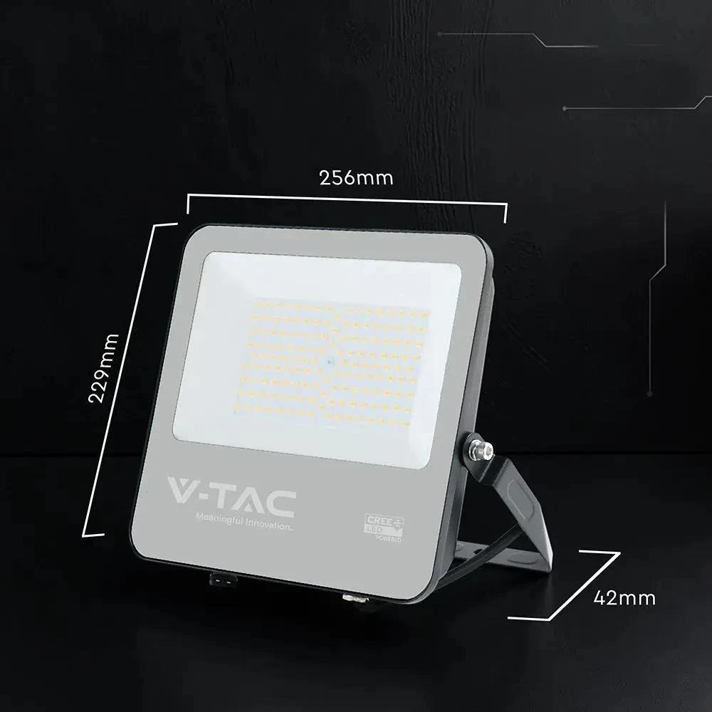Naświetlacz LED V-TAC CREE CHIP 100W 185Lm/W juoda VT-44105 4000K 18500lm 6 lat gwarancji