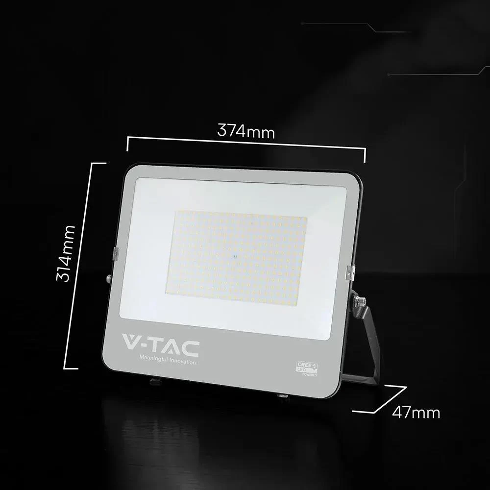 Naświetlacz LED V-TAC CREE CHIP 200W 185Lm/W juoda VT-44205 4000K 37000lm 6 lat gwarancji