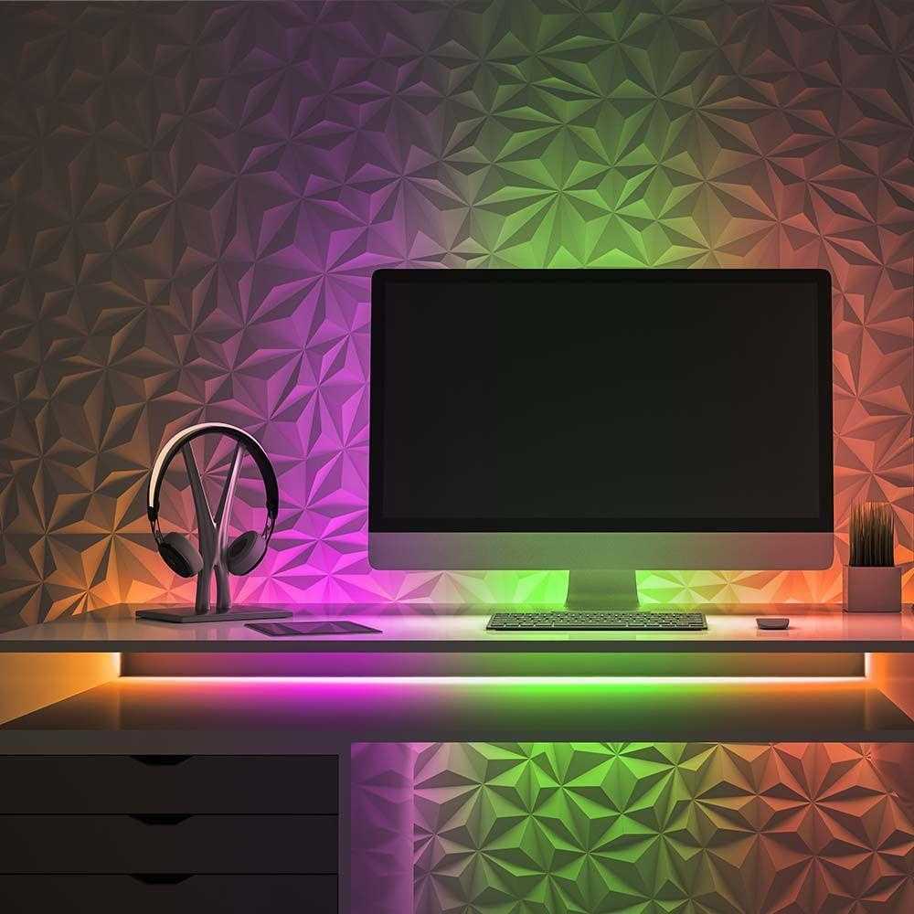 V-tac 24W/m LED NEON FLEX juosta, 24V, RGB, 5m pakuotė