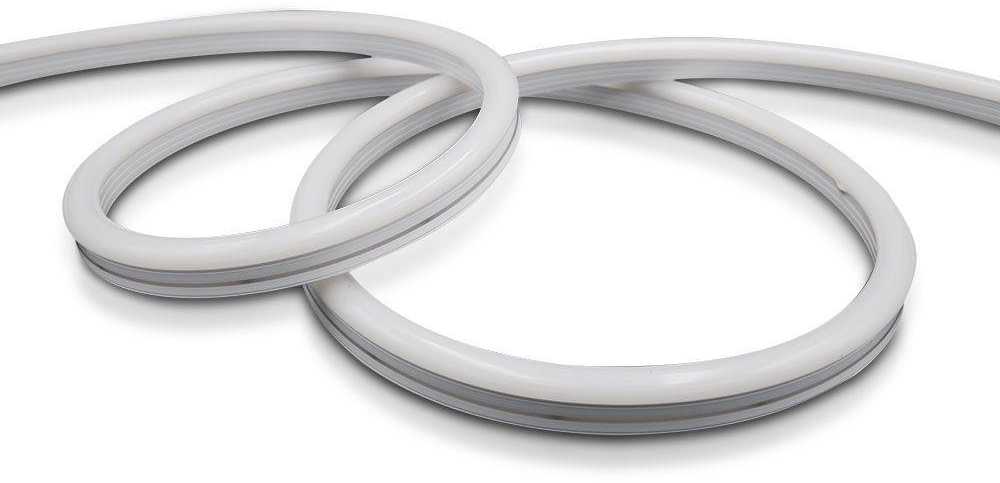 6.5W lankstus, šviečiantis kabelis V-TAC NEON FLEX, geltona šviesa, IP68, karpomas kas 5cm, 5m pakuotė