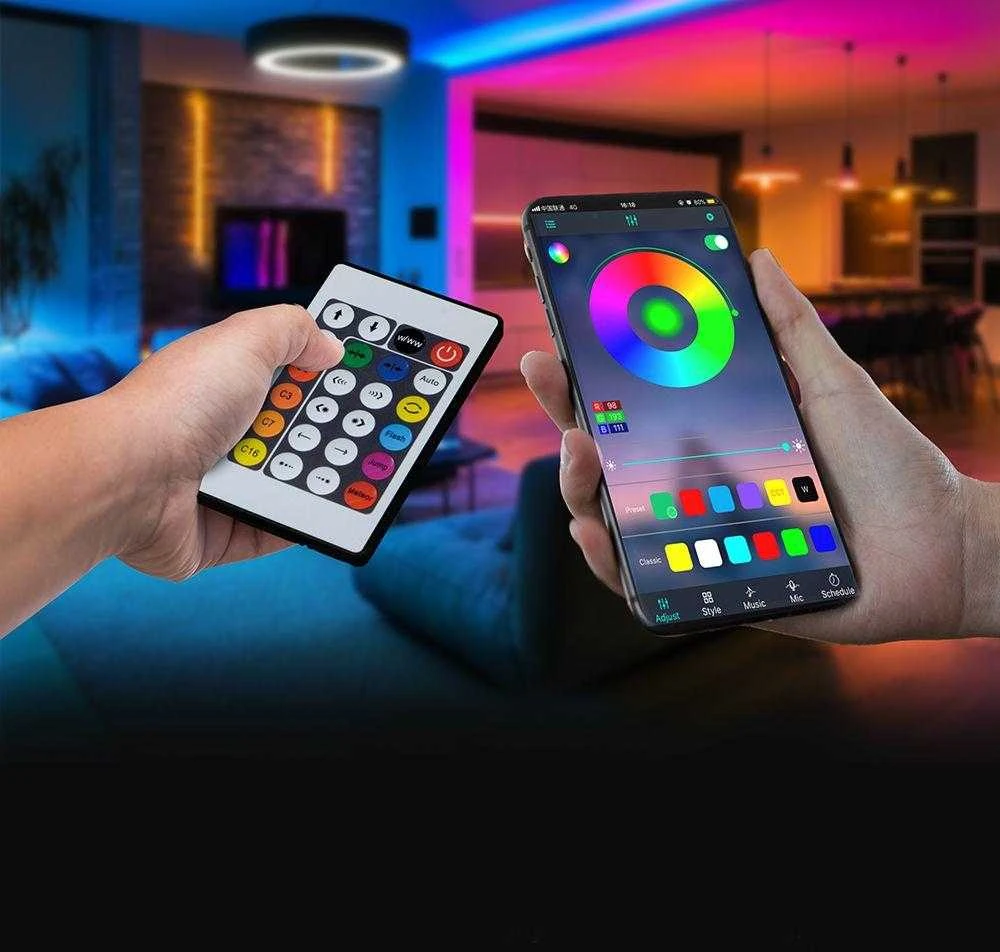 3W/m LED juosta MAGIC, RGB, 5V, 5m, rinkinys
