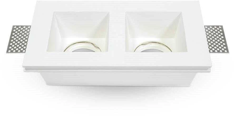 V-tac GU10 dviejų lempučių rėmelis, baltas